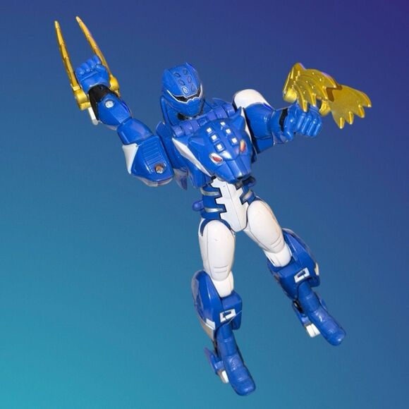 Bandai Power Rangers Jungle Fury Deluxe Blue Jaguar Animorphin Transforms B2 - Picture 3 of 9